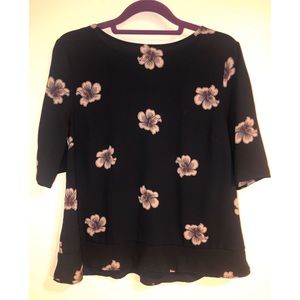 Ann Taylor floral blouse